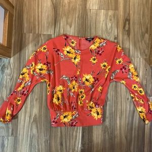3/$20 EXPRESS floral top